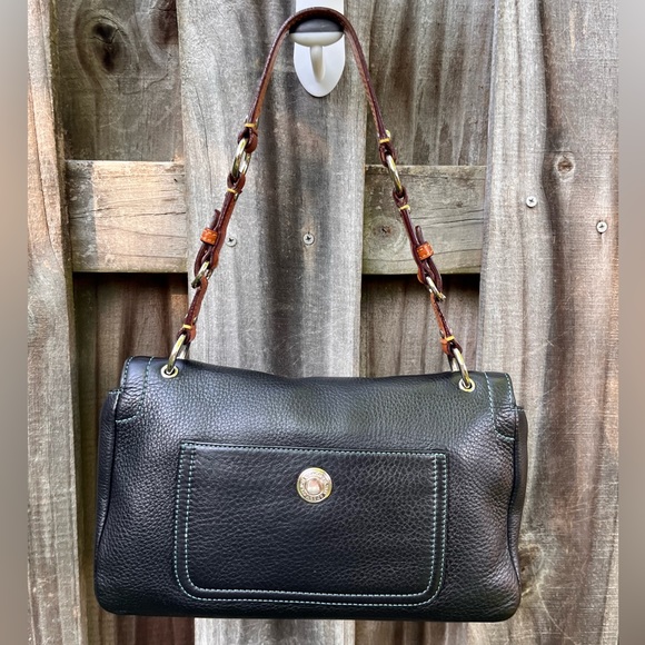 Vintage Leather Coach Chelsea Turnlock shoulder bag 8A40 - Picture 3 of 12